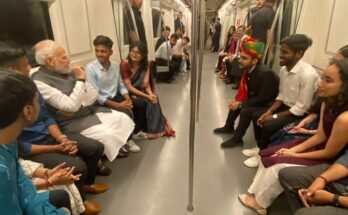 Prime Minister Narendra Modi Travels By Metro To Delhi University's Centenary Celebrations