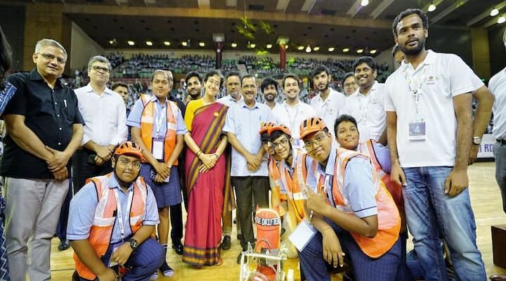 Delhi CM Arvind Kejriwal Inaugurates Delhi Robotics League, Hails Students Taking Part In It