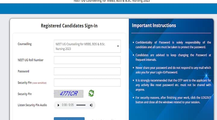 NEET UG 2023 Counselling: Check Registration Link Here, Know How To Apply