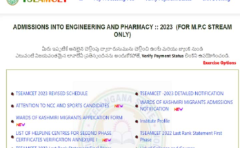 TS EAMCET Phase 2 Counselling Registration Begins On tseamcet.nic.in, Check Details Here