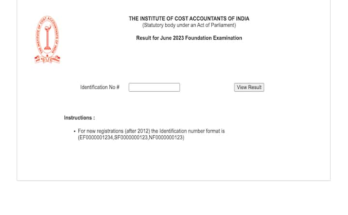 ICMAI CMA Foundation Result June 2023 Declared On icmai.in - Check Direct Scorecard Link Here