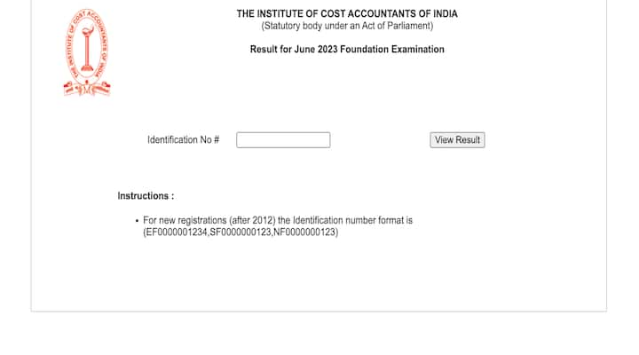 ICMAI CMA Basis End result June 2023 Declared On icmai.in – Examine Direct Scorecard Hyperlink Right here