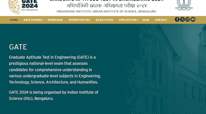 GATE 2024: Last Date To Apply Today On gate2024.iisc.ac.in, Here's How To Apply