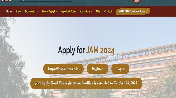 JAM 2024: IIT Madras To Close Registration Window Tomorrow, Apply Now On jam.iitm.ac.in