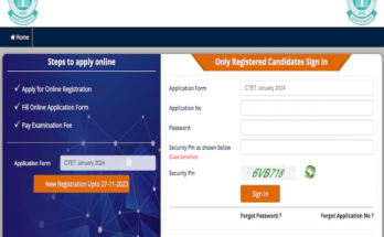 CTET January 2024: Application Window To Close Today On ctet.nic.in - Apply Now