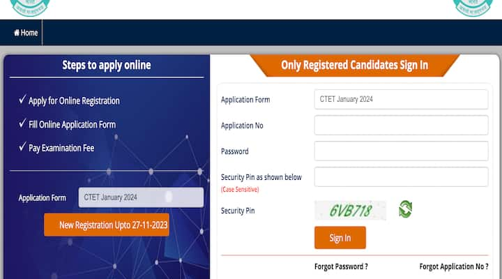 CTET January 2024: Last date To Apply Tomorrow On ctet.nic.in