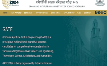 GATE 2024 Application Correction Process Begins On gate2024.iisc.ac.in - Check Details