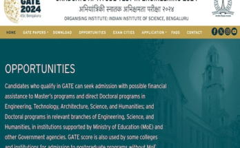 GATE 2024: IISc Bengaluru Begins Software Correction Facility On gate2024.iisc.ac.in