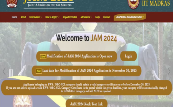 IIT JAM 2024: Application Correction Window Closes Today On jam.iitm.ac.in