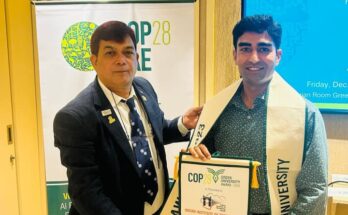 IIT Mandi Receives ‘Inexperienced College’ Award at COP28