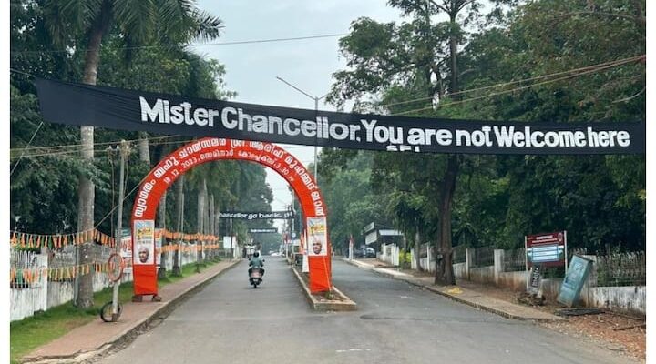 Kerala Governor Blames CM Vijayan For SFI Banners Against Chancellor At Calicut Uni