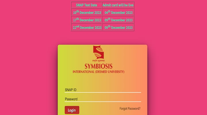 SNAP 2023: Test-1 Admit Card Out On snaptest.org - Direct Link Here