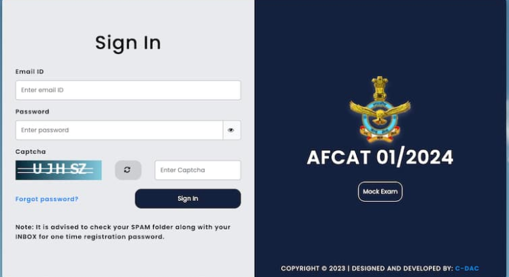 AFCAT 1 Admit Card 2024 Released On afcat.cdac.in - Direct Hall Ticket Link Here