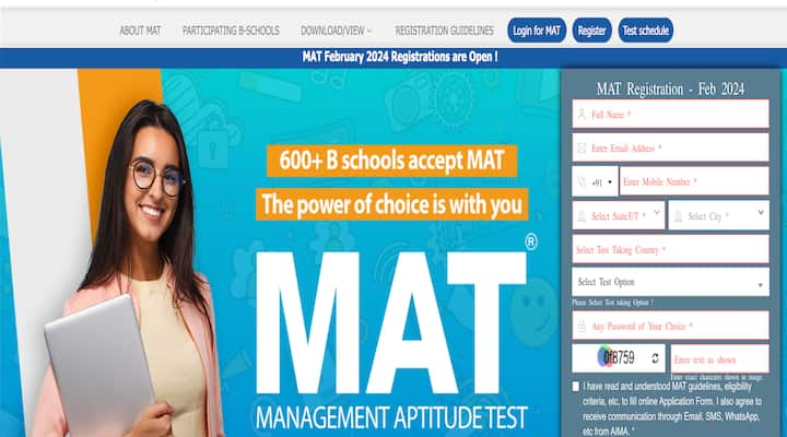 AIMA MAT February 2024 Exam: Registration Process Begins On mat.aima.in - Here’s How To Apply