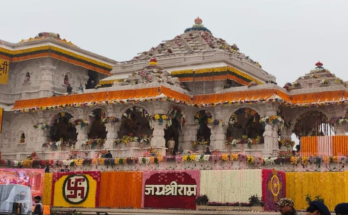 Allahabad Varsity Students Making Worlds Largest Rangoli Of Ram Temple, Ram Lalla