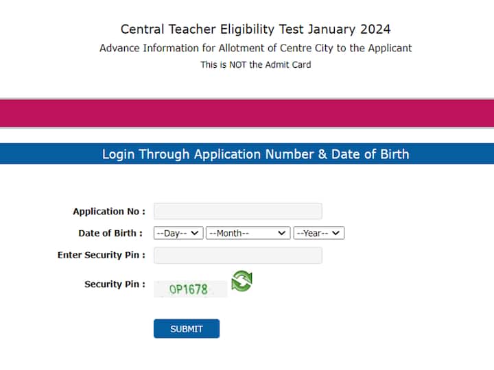 CBSE CTET Examination Metropolis Slip Out On ctet.nic.in, This is Direct Hyperlink To Obtain