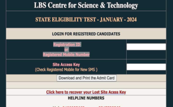 Kerala SET Admit Card 2024 Released On lbsedp.lbscentre.in/setjan24 - Download Here