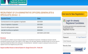 NICL AO Recruitment 2024: Applications For 274 Posts Begin On nationalinsurance.nic.co.in