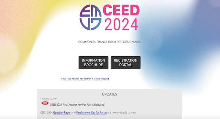 IIT Bombay Releases UCEED, CEED 2024 Answer Key - Direct Download Here